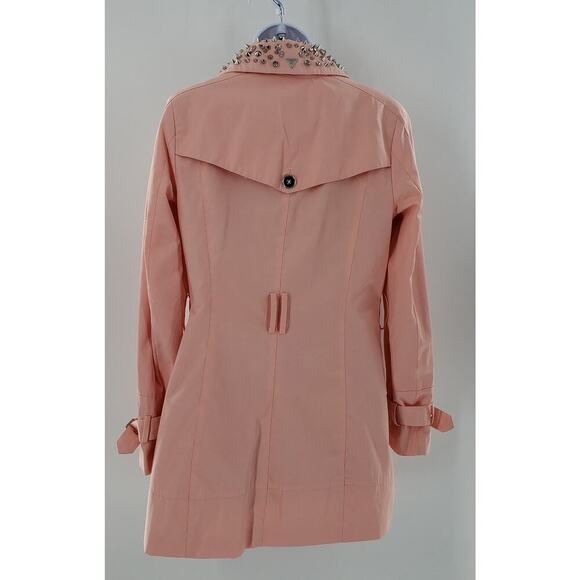 Sam Edelman Cute Goth Studded pink jacket Small Rockstar girlfriend Punk Edgy - Picture 5 of 10